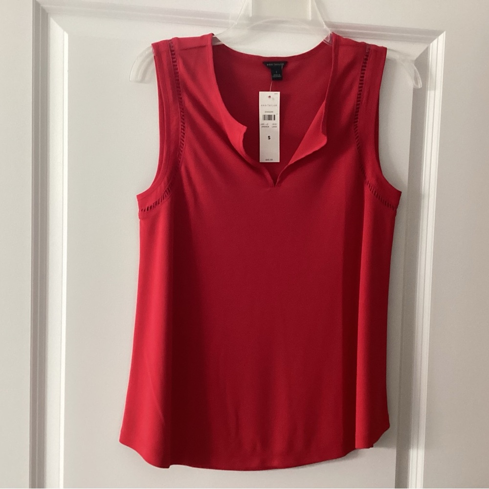 Brand New Red Ann Taylor Top